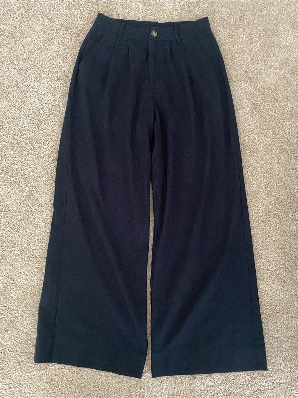 Forever 21 Black Wide Leg Trousers